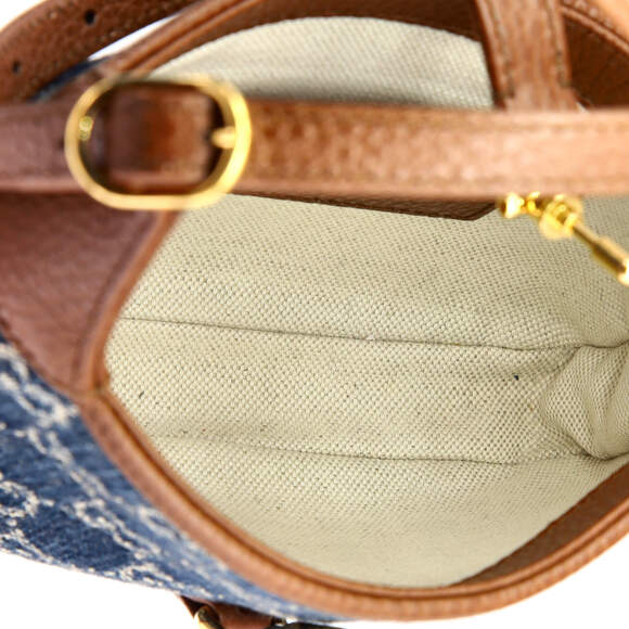 Gucci Jackie Hobo Gg Denim Mini #236418G15B - Picture 5 of 7